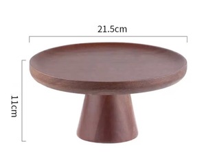 Support à gâteau réglable en bois, écologique et fait main, pour boulangeries et événements - Product Image 1