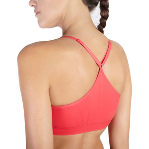 Conjunto de Yoga para Mujer con Bloques de Color y Cuello en V, Sujetador Deportivo Transpirable sin Costuras y con Tirantes Fijos - Product Image 6
