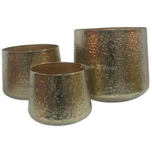 Planter Iron Powder Coated Durable Multi-Purpose Indoor Planter with Drainage - Product Image 1