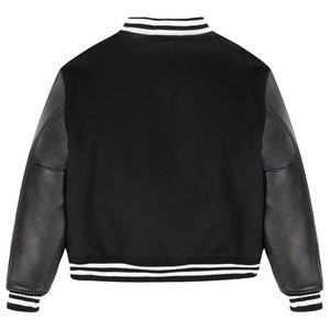 Chaqueta Varsity Unisex de Lana de Alta Calidad, Tendencia 2026, Cuello Alto, Deportiva, con Logotipo Frontal, al Mejor Precio - Product Image 2
