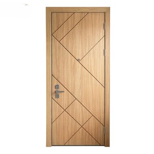 Porte intérieure en polymère écologique insonorisée et isolante thermiquement, finition WPC, imperméable, pour école, salle de bain, salon - Product Image 1