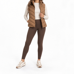 Chaleco de Punto sin Mangas para Mujer, Abrigo de Invierno Cálido, Ecológico, Cortavientos, Transpirable, Talla Grande - Product Image 5