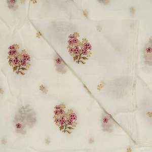 Tissu en Chiffon Brodé Malty Dobby 100% Polyester Respirant Écologique pour Mariage, Couleurs Personnalisées, Fournisseur Textile Export - Product Image 2