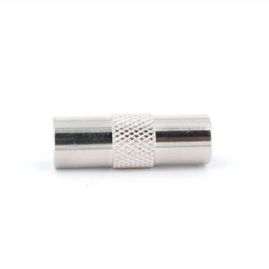 RF Female to Female Barrel <b>Adapter</b> Coaxial Cable Extension Coupler Straight Nickel Plated Coax Jack Connector Pack - Product Image 6