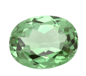 Fournisseur professionnel de pierres précieuses en gros – Grenat de laboratoire vert clair de 3 à 10 mm, taille ovale - Product Image 3