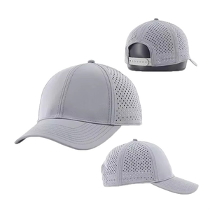 Breathable Mesh Sports <b>Cap</b> Lightweight Sleek Design Ventilated Baseball Hat OEM/ODM Custom <b>Plain</b> Baseball <b>Cap</b> - Product Image 2