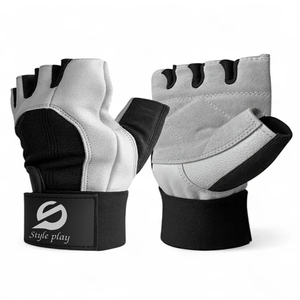 New Arrival Custom Logo Men's Fitness <b>Gloves</b> Gym <b>Training</b> Leather Material Made <b>Weight</b> Lifting Gym Fitness <b>Gloves</b> - Product Image 1