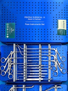 Juego de instrumentos FESS de alta calidad para cirugía endoscópica de senos paranasales, de acero inoxidable alemán, con caja de esterilización, de Pentax Surgical. - Product Image 4