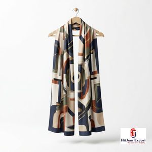 Luxury Long Scarf Soft Fabric <b>Head</b> <b>Wrap</b> Custom Logo White Label Low MOQ OEM ODM Textile Manufacturer Wholesale Supplier - Product Image 2