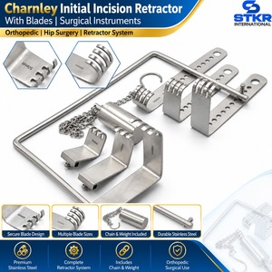 Sistema Retractor Quirúrgico Ortopédico de Acero Inoxidable Charnley para Cirugía de Cadera con Incisión Inicial y Cuchillas - Product Image 1