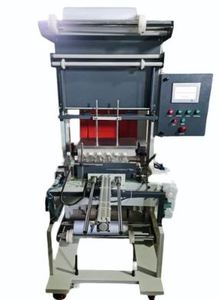 เครื่องห่อฟิล์มหดขวดอัตโนมัติแบบไฟฟ้า 30 ซอง/นาที พร้อมระบบควบคุม PLC - Product Image 2