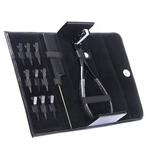 Pince à extensions capillaires IMANS ENTERPRISES en acier inoxydable – Outil professionnel de salon pour pose et retrait – Modèle IE-HX-0139 - Product Image 4
