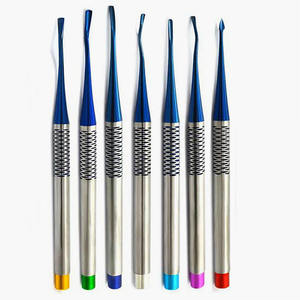 ชุดเครื่องมือถอนฟันและยกโคนฟันแบบหลายสี ทำจากสแตนเลสสตีล  ชนิดใช้มือ  คลาส 1 สำหรับการผ่าตัด ยี่ห้อ Shuja Surgico - Product Image 4
