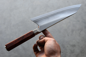 Professional Forged Carbon Steel Chef <b>Knife</b> with Ergonomic Wooden Handle Custom <b>Kitchen</b> <b>Knife</b> Factory Supplier - Product Image 5