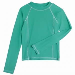 Quick Drying Rash Guard Breathable Uv Protection Training Clothes Skin <b>Tights</b> Shirts Gym Fitting Long Sleeve Compression Shirt - Product Image 1