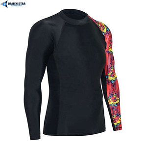 Camiseta de Compresión de Manga Larga para Hombre, Rashguard de MMA BJJ, Ropa de Lucha No Gi, Sublimación Personalizada - Product Image 2