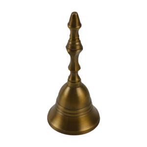 Clochettes tendance en laiton massif avec finition hautement plaquée, clochettes festives avec poignée, décorations de Noël, clochettes suspendues - Product Image 3