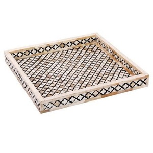Wholesale Price Serving <b>Tray</b> India Handmade Bone Inlay <b>Tea</b> Coffee <b>Tray</b> for Home & Restaurant Furniture Standard Bone Inlay <b>Tray</b> - Product Image 3