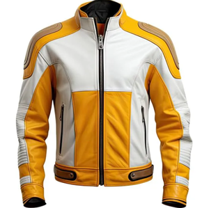 Man Moto Riding Motorbike Leather Motorcycle <b>Jacket</b> Clothing Men <b>Racing</b> Jersey Waterproof <b>Racing</b> Motor Bike Leather <b>Jackets</b> Men - Product Image 1