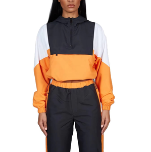 Hot Sale Women <b>Plus</b> <b>Size</b> <b>Jogger</b> <b>Set</b> High Quality Custom Tracksuit Style Lightweight Hooded Waterproof Breathable Quick Dry - Product Image 3