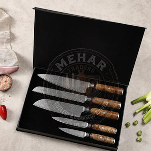 Juego de Cuchillos de Cocina de Damasco de Buena Calidad y Diseño, Juego de Cuchillos de Cocina de Damasco Hechos a Medida a Bajo Precio - Product Image 6