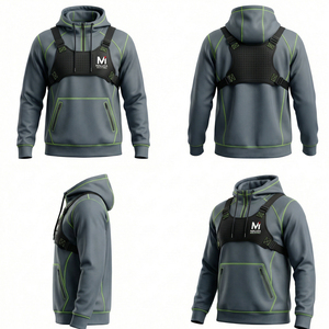 Sudadera Táctica Modular de Última Generación MALUZA INDUSTRIES Edición 2026Pro con Arnés de Pecho para Ropa Urbana de Invierno - Product Image 6