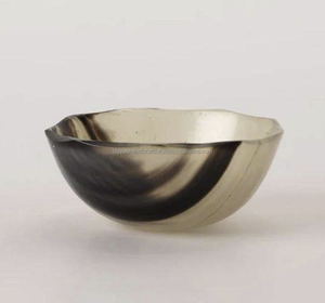 Nouveaux bols à salade faits main en corne, écologiques, polis, motif animal marin, imperméables, modernes, vente en gros, fabricant - Product Image 2