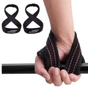 Wholesale OEM Custom Logo Cotton Lightweight Eco-Friendly Liftign Straps, Figure 8 Straps, Wrist Strap, Wrist Support Straps - Product Image 2