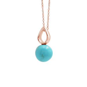 จี้หินเทอร์ควอยซ์วินเทจ สร้อยคอเงินแท้ 925 พร้อมโซ่โลหะรูปทรงไม่สม่ำเสมอ สำหรับผู้หญิง เครื่องประดับคุณภาพดี - Product Image 4