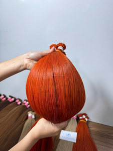 Extensiones de Cabello Humano Azura Hair Vietnam Naranja a Granel, Remy, Doble Trama a Máquina, Puntas Completas, Súper Doble Trama - Product Image 3