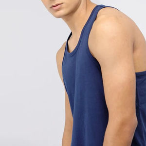 Camisetas sin Mangas para Hombre, Diseño de Color en Contraste, Servicio OEM, Tallas Grandes, 100% Algodón Poliéster, Camisetas de Verano sin Mangas para Hombre - Product Image 5