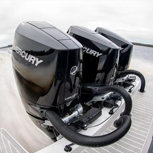 Motor fuera de borda Mercury Verado de 350HP y 4 tiempos en venta con rendimiento sobrealimentado y sistema avanzado de inyección de combustible - Product Image 1