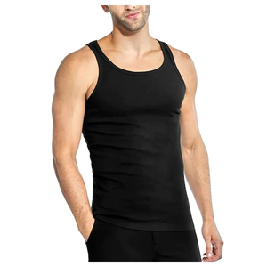Camisetas sin Mangas Deportivas para Hombre, Tela Transpirable, Lisas, para Gimnasio y Fitness, Tallas Grandes, Precio al por Mayor, Algodón y Poliéster, Camisetas de Verano - Product Image 1