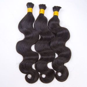 Paquetes de Cabello Humano Indio Remy 100% Natural, 100 Gramos, Estilo Ondulado Profundo, Cabello 100% Humano para Trenzas, Cutícula Alineada - Product Image 4