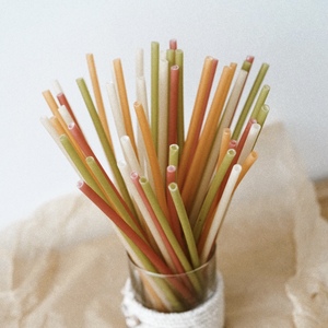 100% BIODEGRADABLE EDIBLE RICE <b>DRINKING</b> <b>STRAWS</b> ECO-FRIENDLY COLORFUL RICE <b>STRAWS</b> <b>FOR</b> COCKTAILS WHOLESALE - Product Image 5