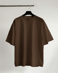 เสื้อยืดผ้าฝ้ายโอเวอร์ไซส์แบบยูนิเซ็กส์ สไตล์ลำลองทรงหลวม สตรีทแวร์ - Product Image 1