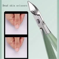 Ensemble professionnel de coupe-ongles et pinces à cuticules en acier inoxydable avec étui de voyage, durable, pour manucure et pédicure des doigts et des orteils
