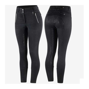 Pantalon d'équitation extensible 4 directions de haute qualité, leggings, collants, vêtements d'équitation en tissu technique au toucher doux - Product Image 3
