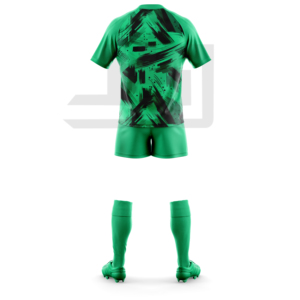 Kit de compétition de rugby haut de gamme, maillot et short personnalisés avec impression numérique, respirant, léger, écologique, coupe-vent, 100% polyester - Product Image 5