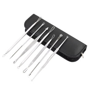 Herramienta Profesional para Eliminar Puntos Negros, Extractor de Acné y Espinillas de Acero Inoxidable, Kit de Eliminación de Comedones, Hecho en Pakistán - Product Image 2