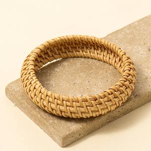 Bracelet en bijouterie fine pour hommes et femmes, bracelets durables fabriqués en rotin, prix de gros - Product Image 3