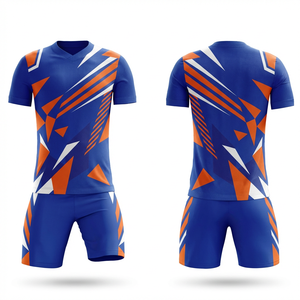Nouveaux ensembles de football en polyester respirant, uniformes à séchage rapide, disponibles en plusieurs couleurs et designs - Product Image 6