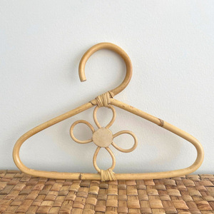 Luxury rattan hangers clothing rail accessory highest quality flower hanger <b>clothes</b> organizing - Product Image 1