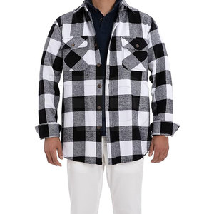 เสื้อเชิ้ตผ้าแฟลนเนลผู้ชาย ลายสก็อต แขนยาว ผ้าฝ้าย นุ่ม สบาย ติดกระดุม แฟชั่น เสื้อทำงานกลางแจ้ง - Product Image 3