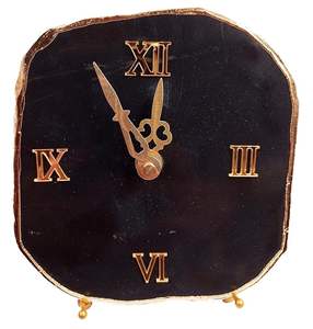 Horloge de table en résine artisanale de luxe, thème océan, moderne, étanche, surdimensionnée, veilleuse, décoration pour mariage, retraite, maison, salle à manger - Product Image 1