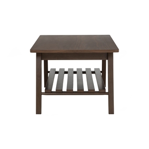 Versatile Modern Durable Rectangular <b>Coffee</b> <b>Table</b> In <b>Walnut</b> Veneer Finish for Living Room Office Waiting Area - Product Image 3