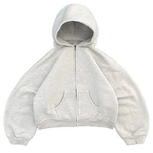Sweat à capuche zippé personnalisé pour homme, 100% coton, haute qualité, coupe ample, imprimé, veste à capuche zippée - Product Image 1