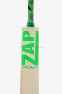 Alta calidad personalizada ZAP Vintage Old Fangle 2 estrellas inglés Willow Cricket Bat práctica deportiva Material de madera suministrado indio - Product Image 6