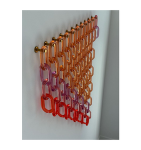 Cadena de Eslabones de Resina con Logotipo Personalizable, Hecha a Mano para Diwali, Cumpleaños, Bodas y Otras Ocasiones, Cadena de Eslabones de Resina Epoxi - Product Image 3