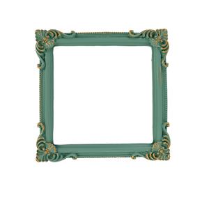 Cadre photo carré miniature en résine de style européen - Product Image 2